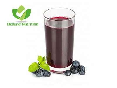 Blueberry juice concentrate